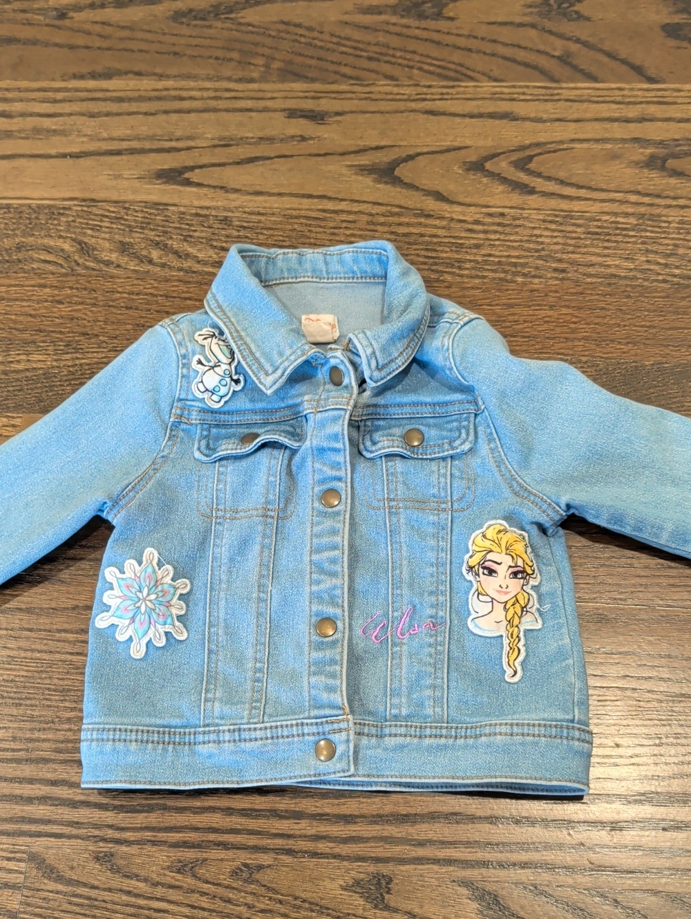 Disney Elsa Jean Jacket Disney Collection By Tutu Couture Size: 4T